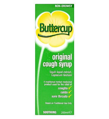 Stockists of Buttercup Original Cough Syrup - 200ml