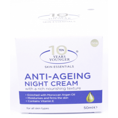 Stockists of 10 Years Younger Anti-Ageing Night Cream 50 ml