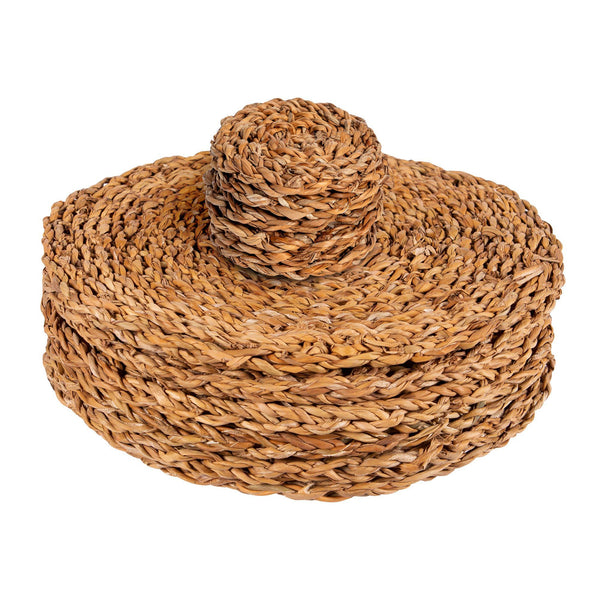 12 Piece Woven Seagrass Placemats Coasters Set By Argon Tableware Stockists.