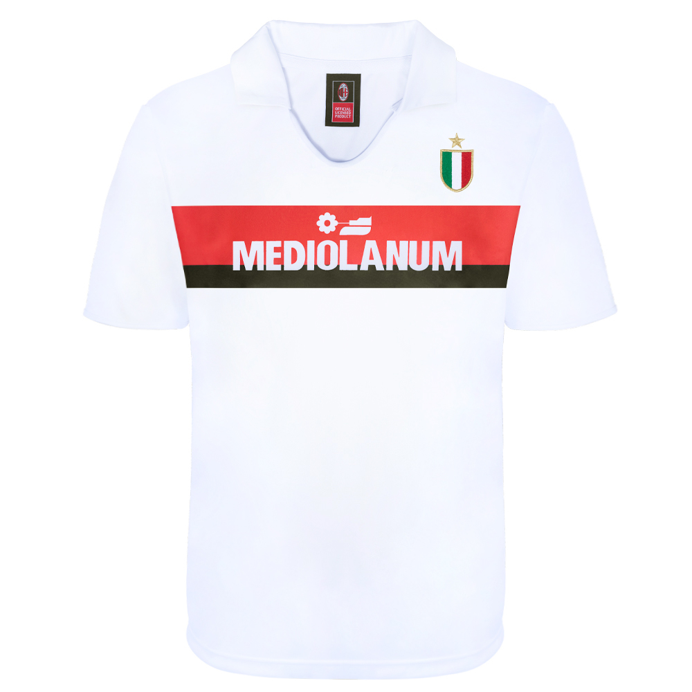 Stockists of AC Milan 1988 Away Retro Football Shirt