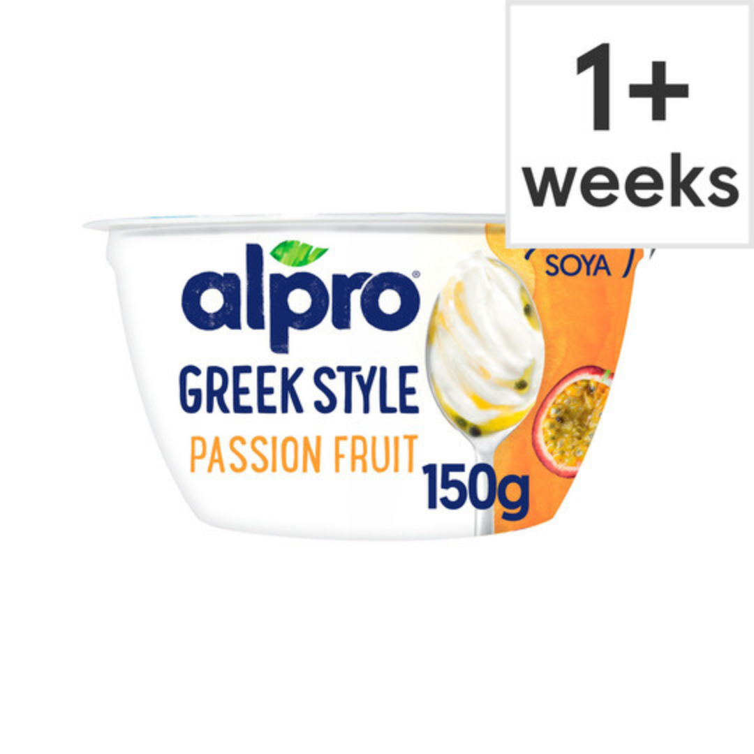 Alpro Greek Style Passion Fruit Yogurt Alternative 150gr Stockists.