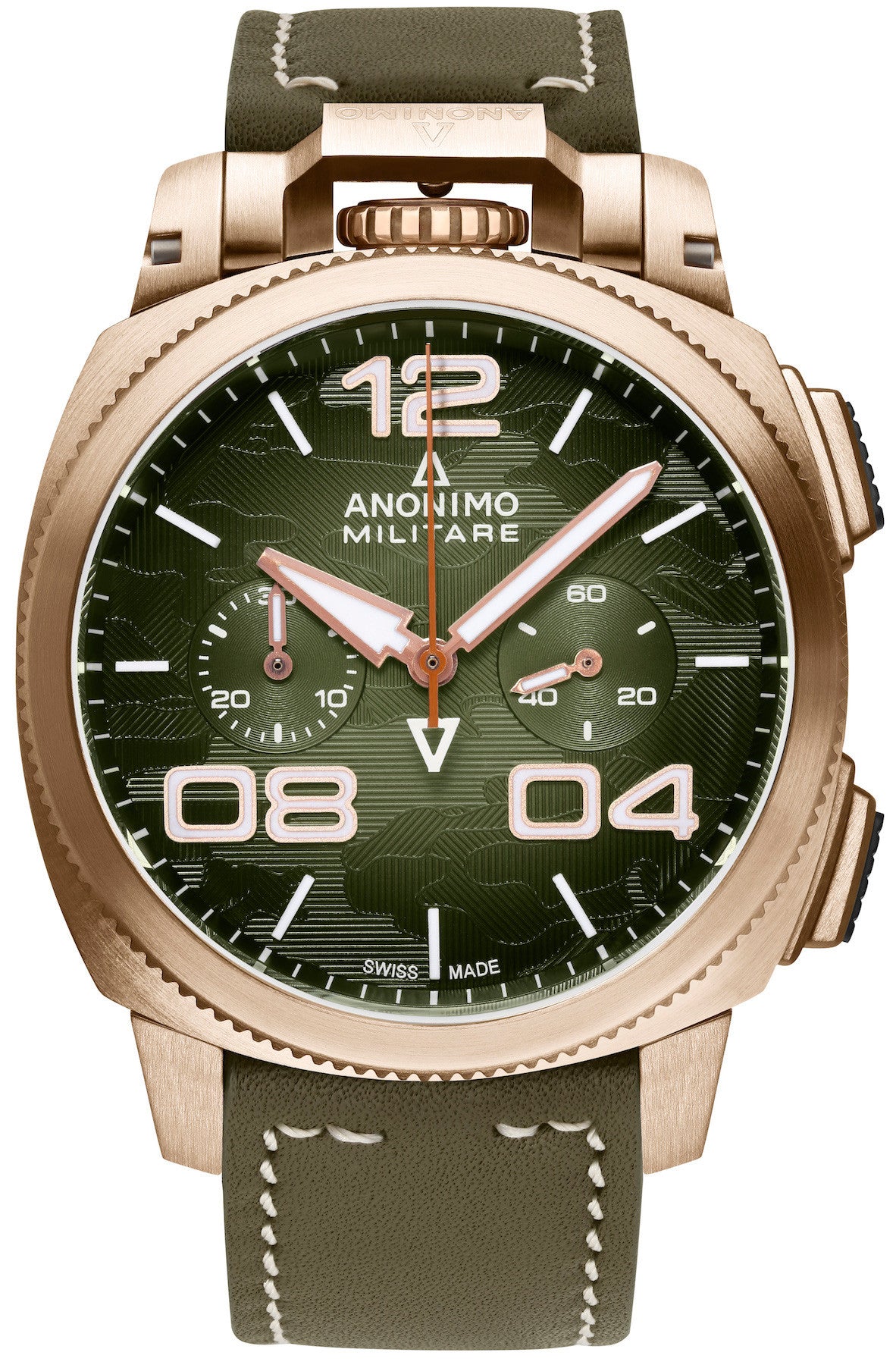 Anonimo Watch Militare Alpina Camouflage Green Limited Edition Pre Order Stockists.