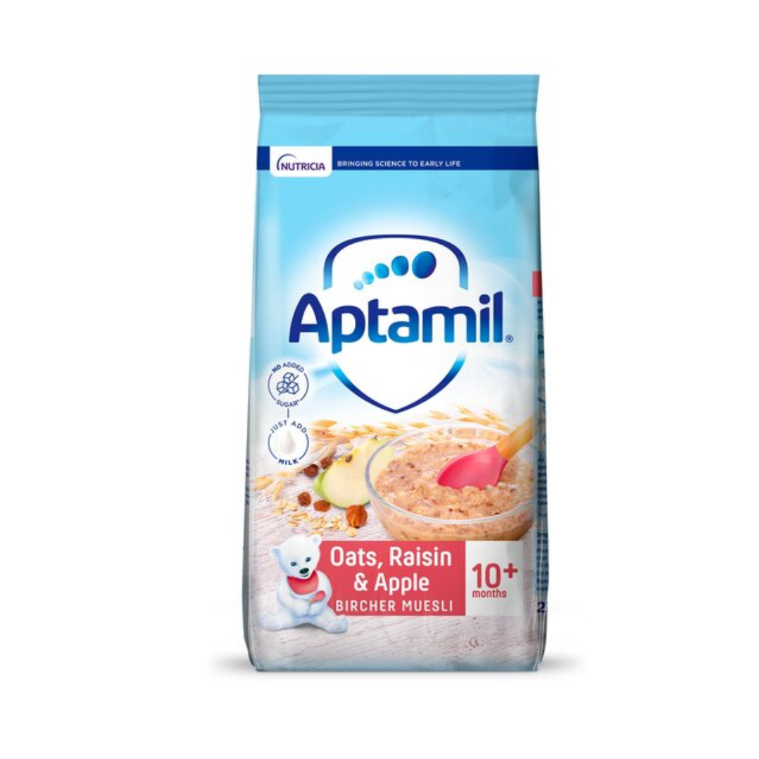 Aptamil Oats Apple Plum Muesli 275gr 10 Month Plus Stockists.