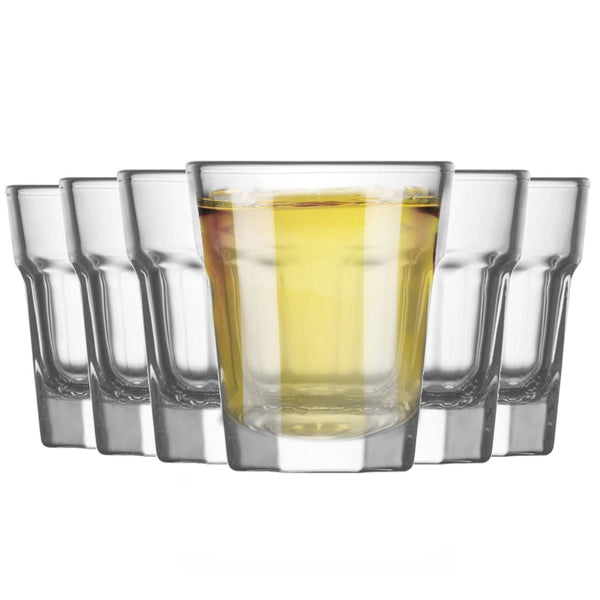 Aras Shot Glasses 45ml Pack of 6 By LAV Stockists.