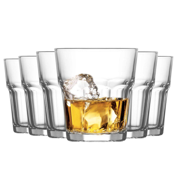 Aras Whisky Glasses 305ml Pack of 6 By LAV Stockists.