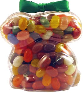 Assorted Gourmet Jelly Bean Bunny   Crouching