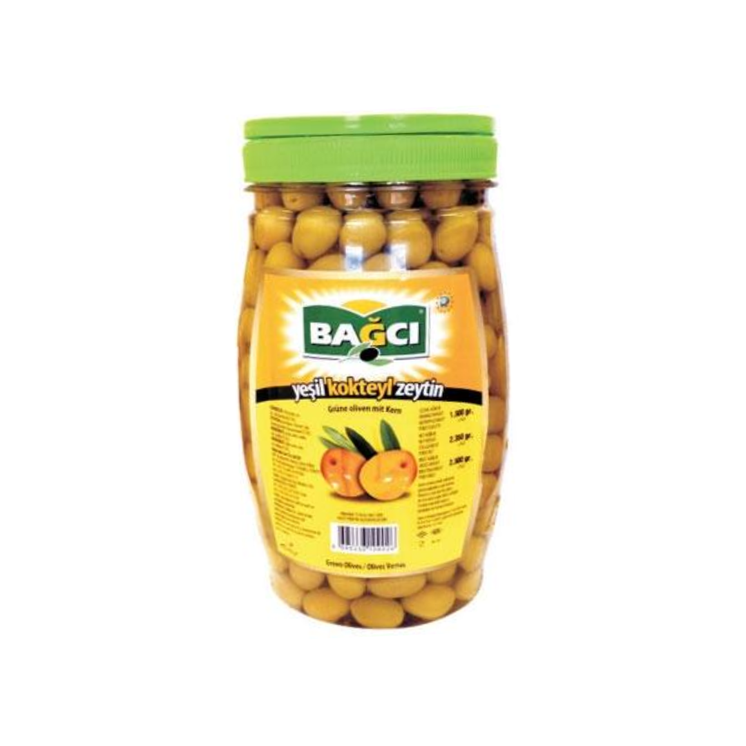 Bagci Green Olives Cocktail 1.5Kg Stockists.