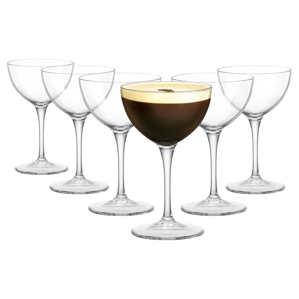 Bartender Novecento Martini Glasses 235ml Pack of 6 By Bormioli Rocco Stockists.