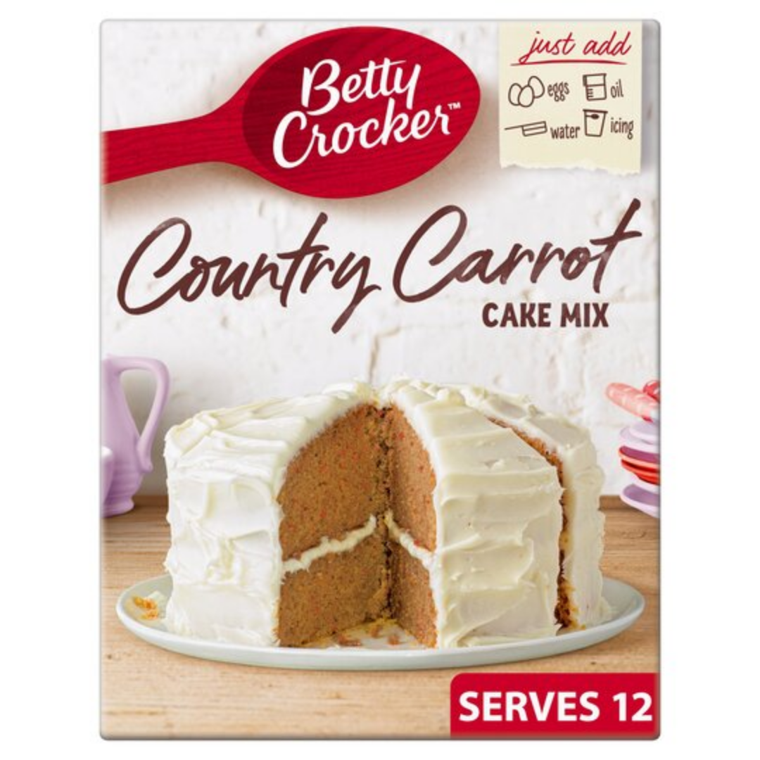 Betty Crocker Carrot Cake Mix 425gr Stockists.