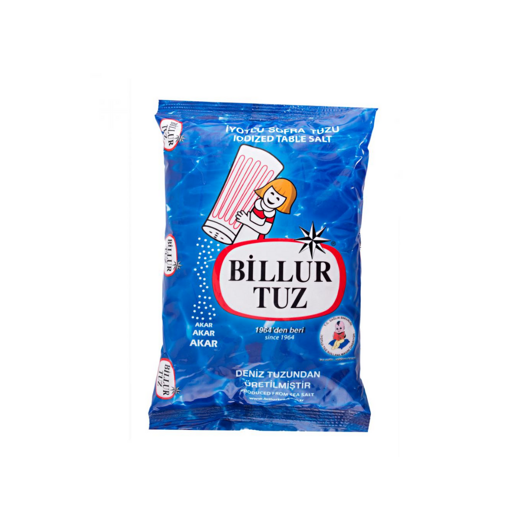 Billur Iodized Salt Iyotlu Tuzin Bag 750gr Stockists.