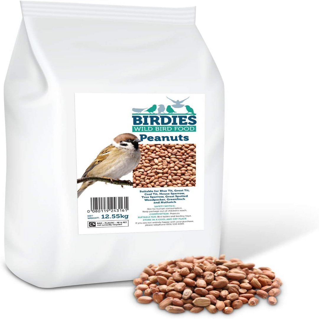 Birdies Wild Bird Food Premium Peanuts Bird Food for Wild Birds 12.55kg Stockists.