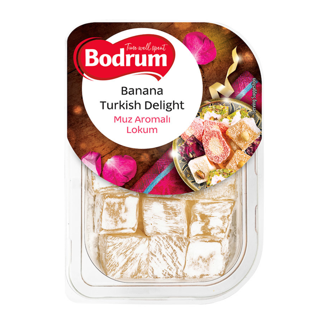 Bodrum Banana Turkish Delight 200gr Stockists.