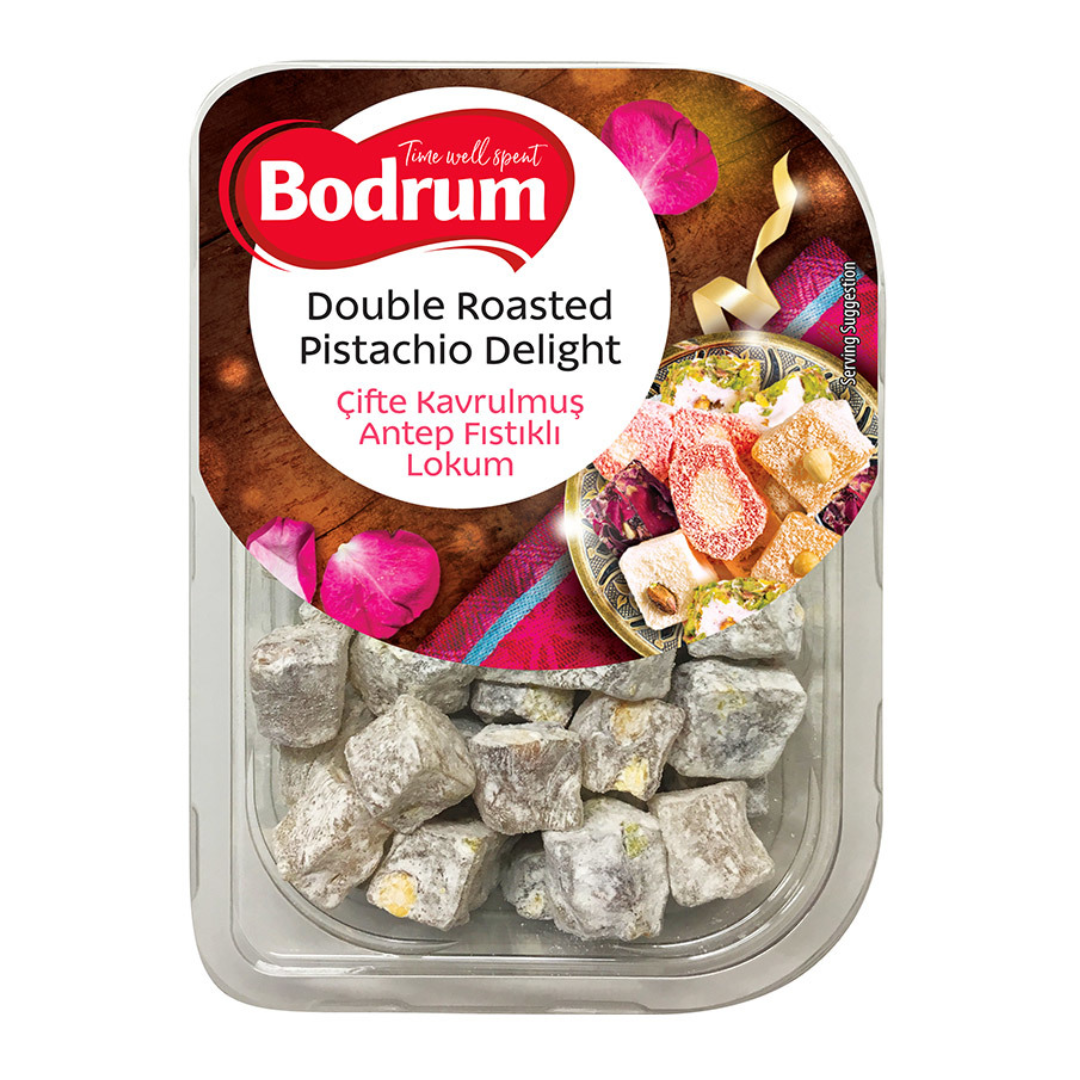 Bodrum Double Roasted Pistachio Turkish Delight 200gr Stockists.