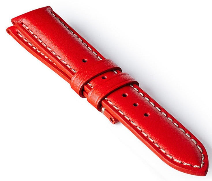 Bremont Leather Strap Red White 22mm Regular Stockists.