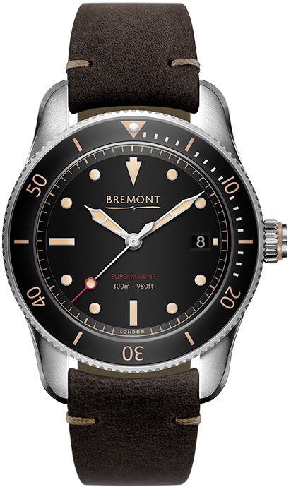 Bremont Watch Supermarine S301 Black Stockists.