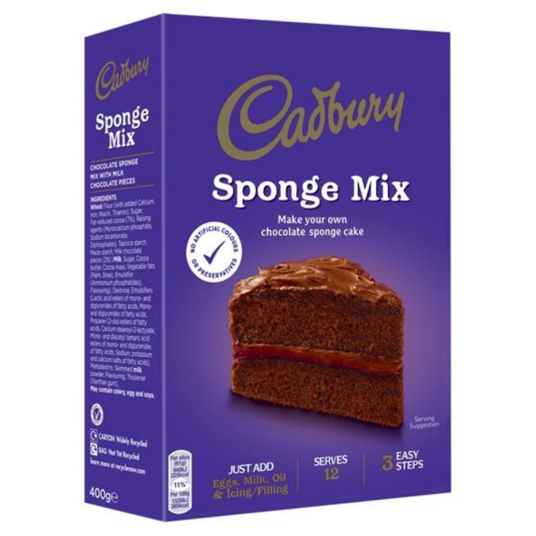 Cadbury Chocolate Sponge Cake Mix 400gr Stockists.