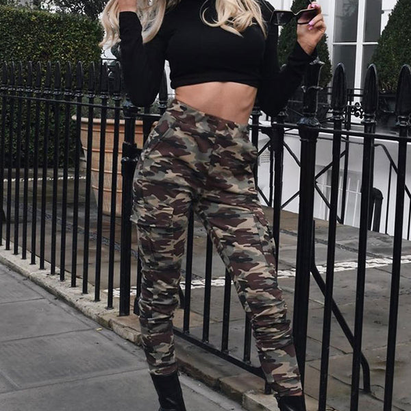 Camouflage Pocket Detail Cargo Joggers Stockists.