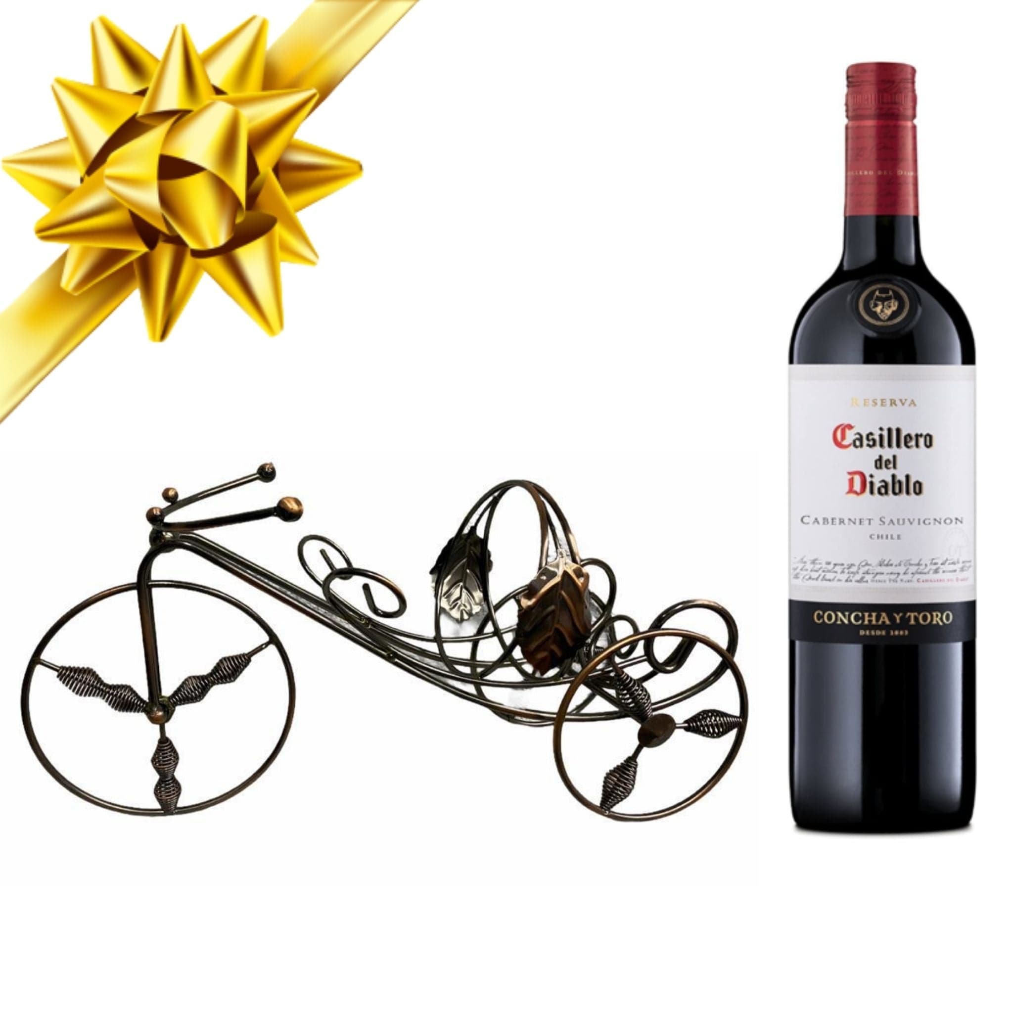 Casillero del Diablo Cabernet Sauvignon 75 cl with Premium Metal Bottle Holder Stockists.