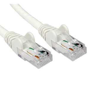 Stockists of Cat6 LSOH Network Ethernet Patch Cable WHITE 0.5m