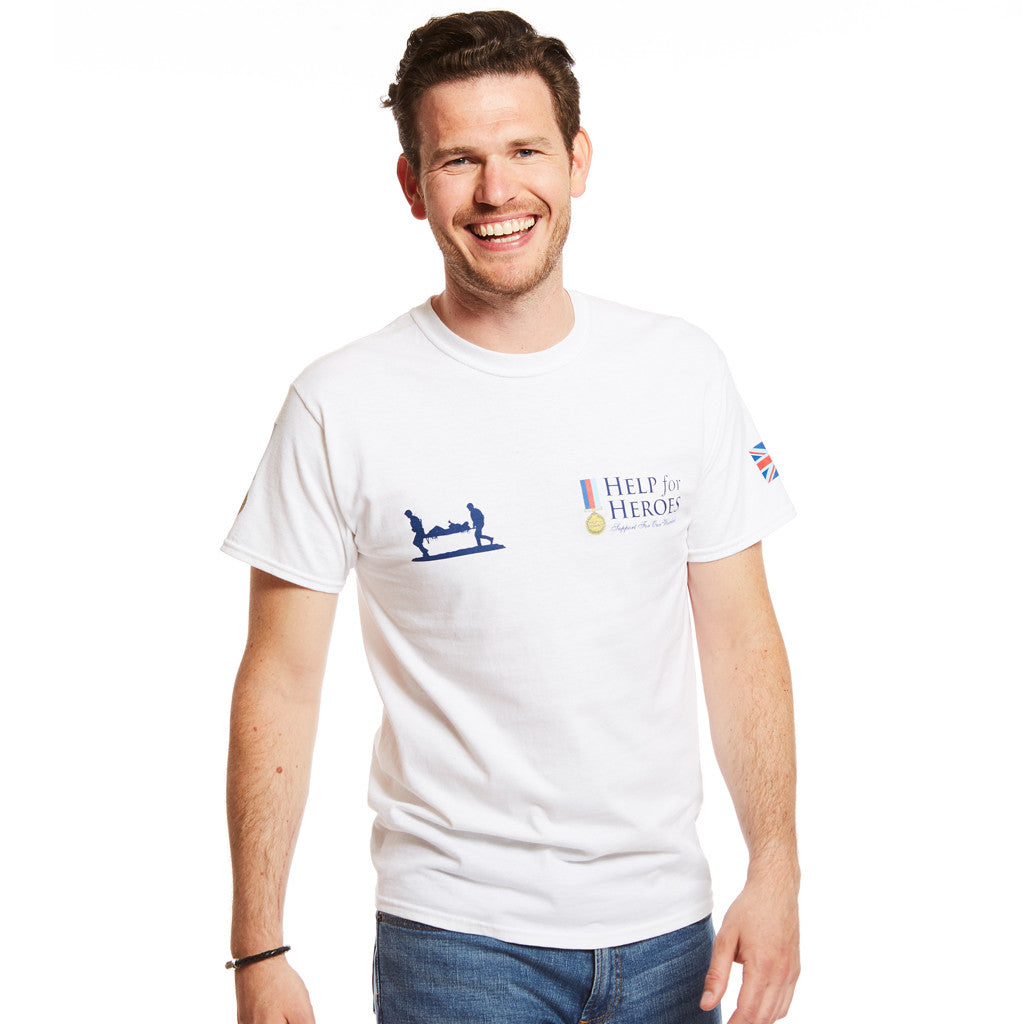 Classic White Union Jack T Shirt M White Stockists.