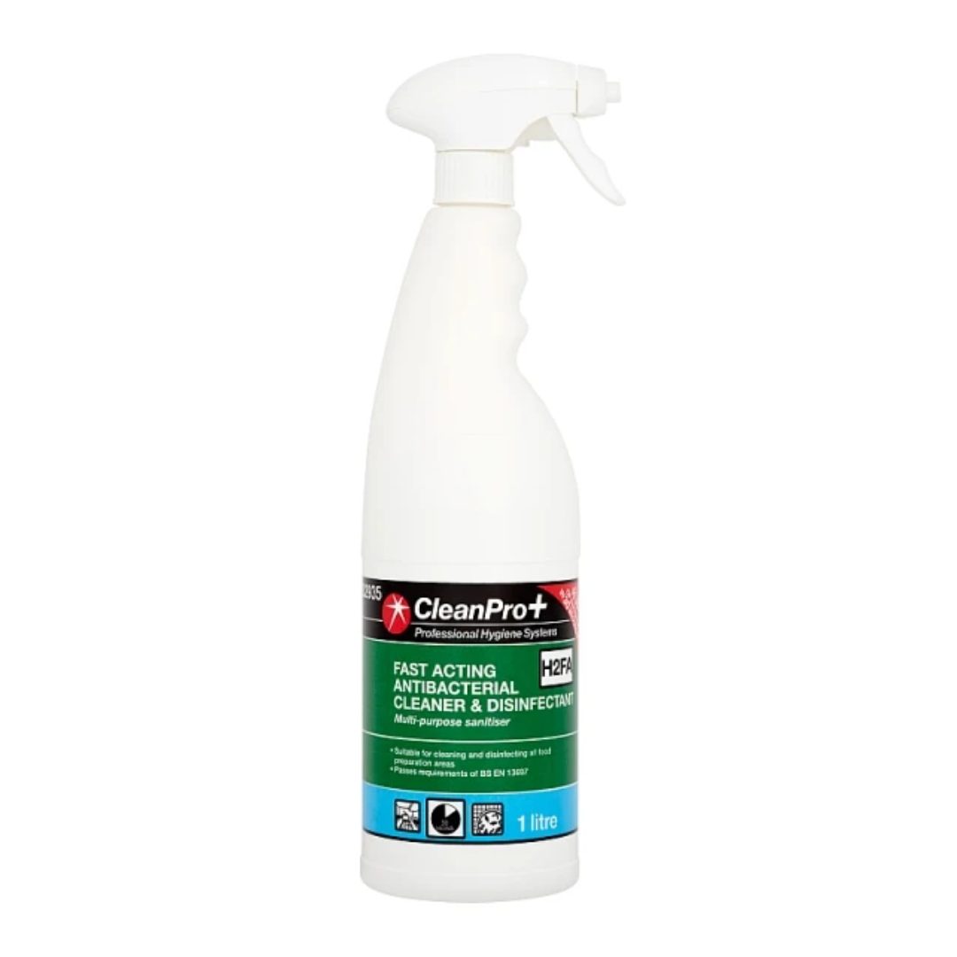 CleanPro Fast Acting Antibacterial Cleaner and Disinfectant 1 Litre Stockists.