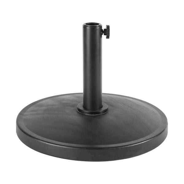 Concrete Garden Parasol Base 12kg Black By Harbour Housewares Stockists.