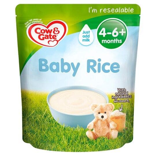 Cow Gate Baby Rice Cereal From 4 6 Months 100gr Stockists.