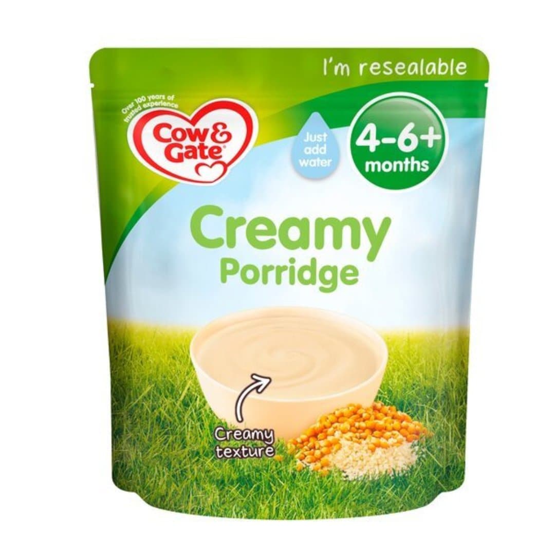 Cow Gate Creamy Porridge Baby Cereal 4 6 Months 125gr Stockists.