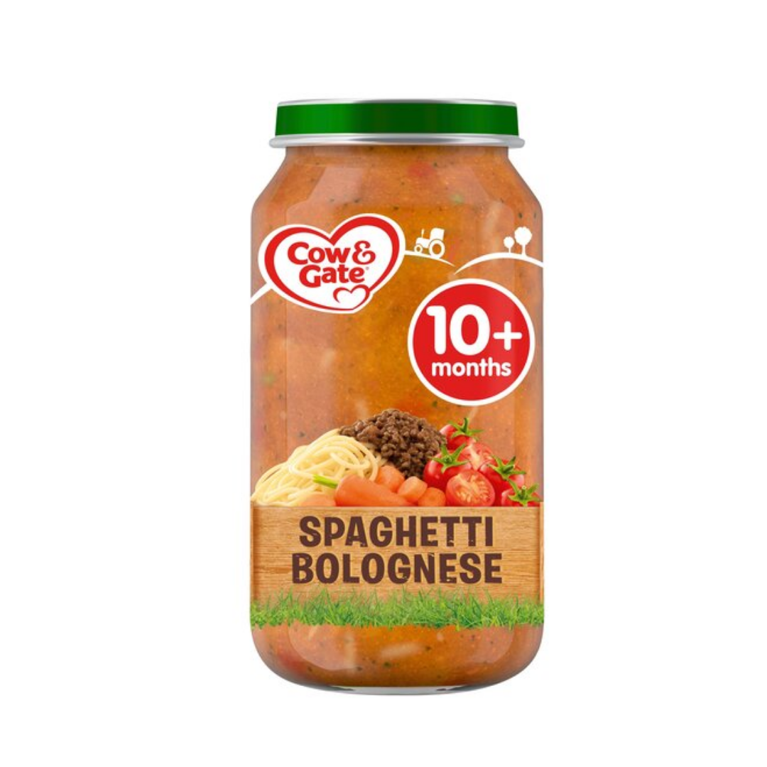 Cow Gate Spaghetti Bolognese Jar 250gr 10 Mth Stockists.