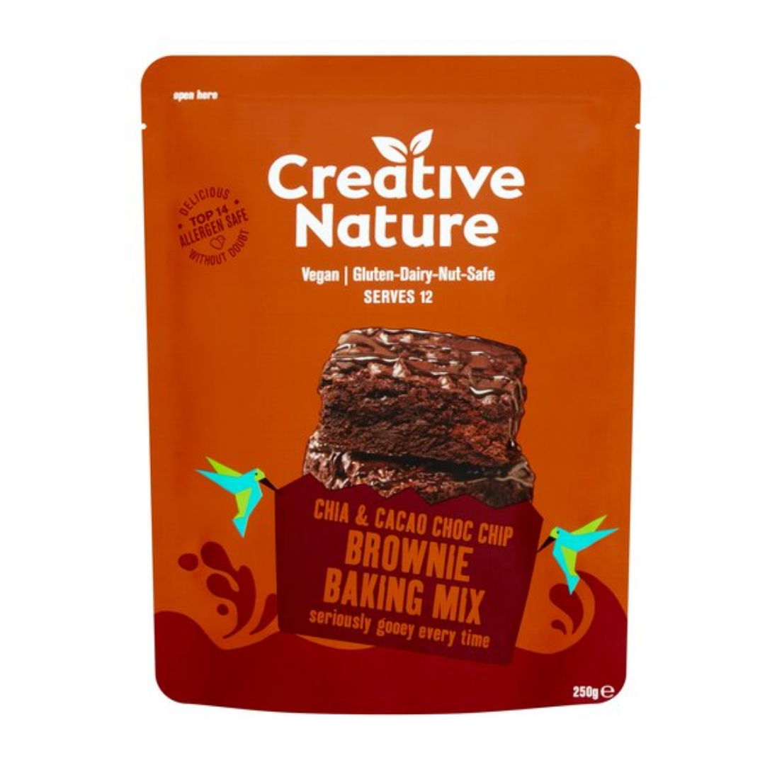 Creative Nature Free From Brownie Baking Mix 250gr Stockists.