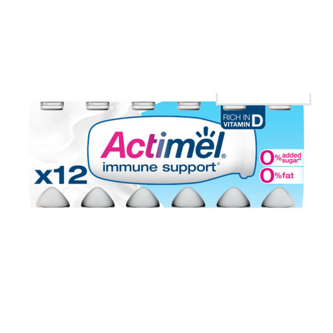 Danone Actimel Fat Free Original Drink 12X100g Stockists.