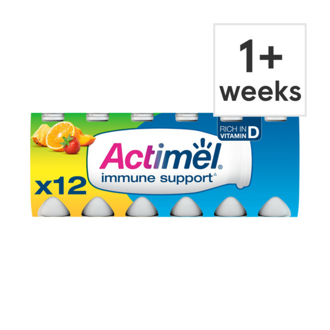 Danone Actimel Multifruit Drink 12X100g Stockists.