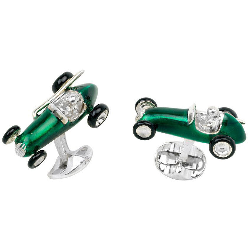 Deakin Francis Cufflinks Green Racing Car Stockists.