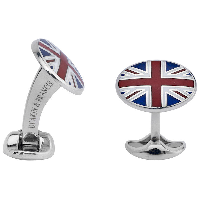 Deakin Francis Cufflinks Sterling Silver Union Jack Cufflinks Stockists.