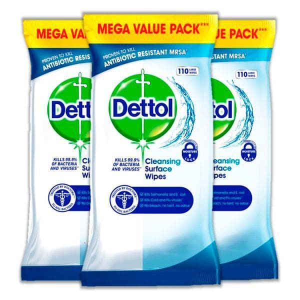 Dettol Antibacterial Surface Cleansing Wipes Stockists.