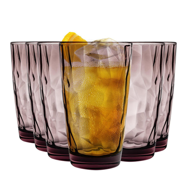 Diamond Highball Glasses 470ml Pack of 6 By Bormioli Rocco Stockists.
