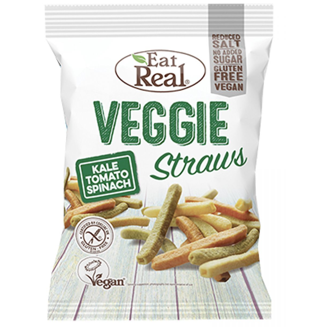 Eat Real Kale Tomato Spinach Veggie Straws 113gr Stockists.