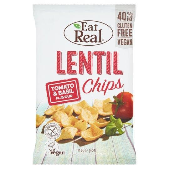Eat Real Lentil Chips Tomato Basil Stockists.