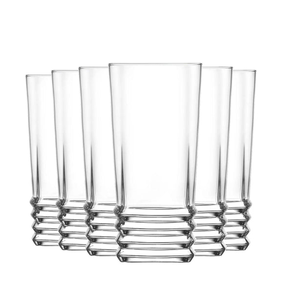 Elegan Highball Glasses 370ml Pack of 6 By LAV Stockists.
