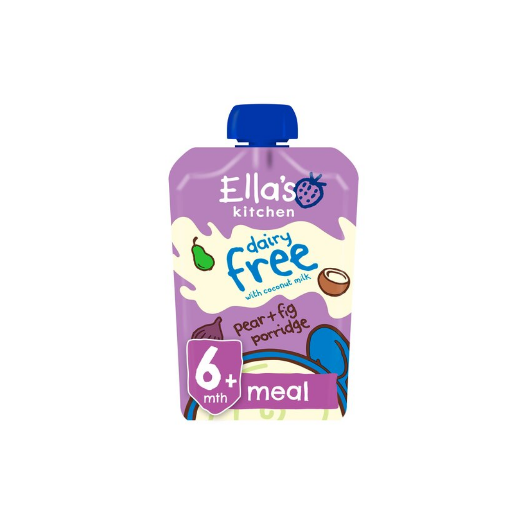 Ellas Kitchen Dairy Free Coconut Milk Pear Fig Porridge 100gr Stockists.