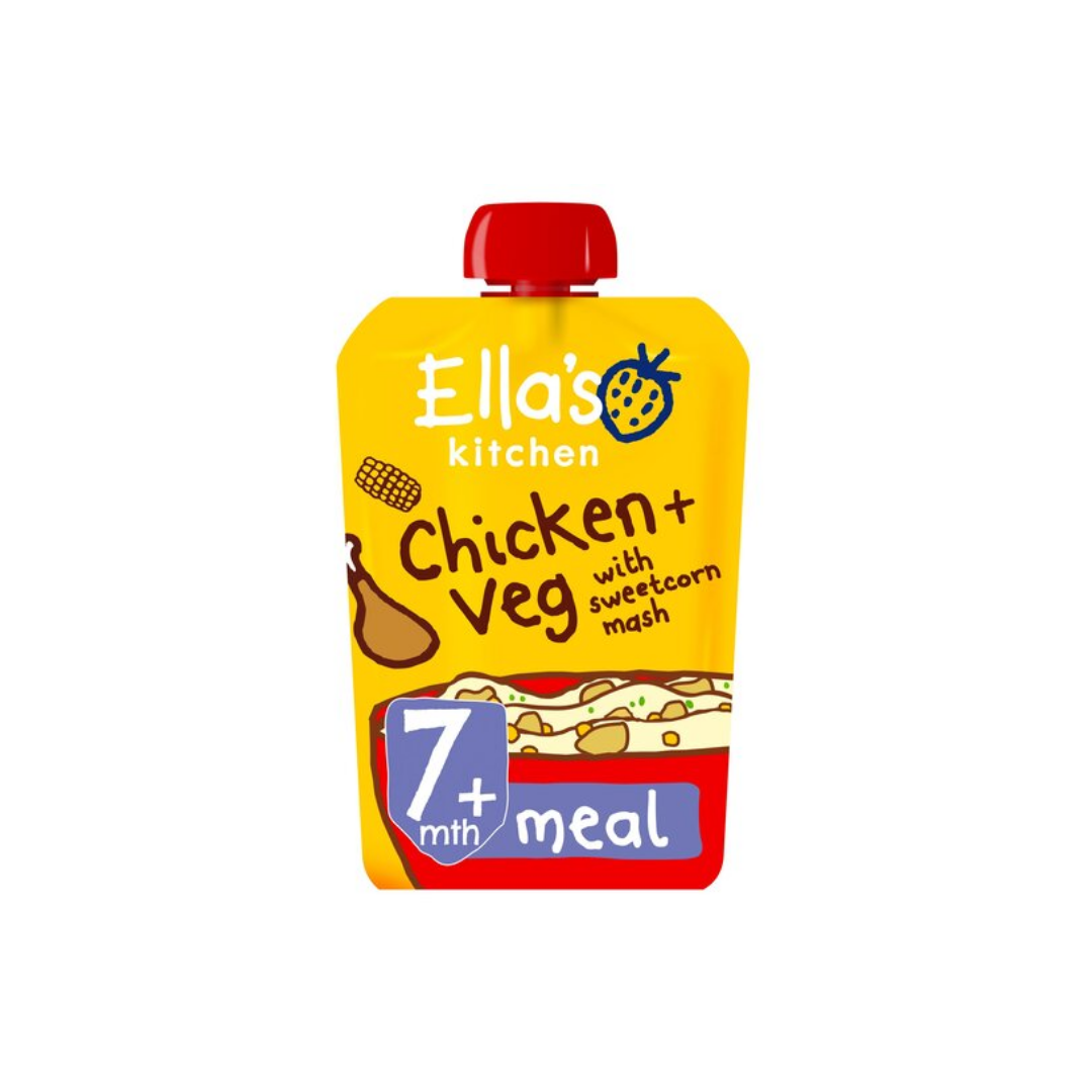 Ellas Kitchen Organic Creamy Chicken Sweetcorn Herb 130gr Stockists.
