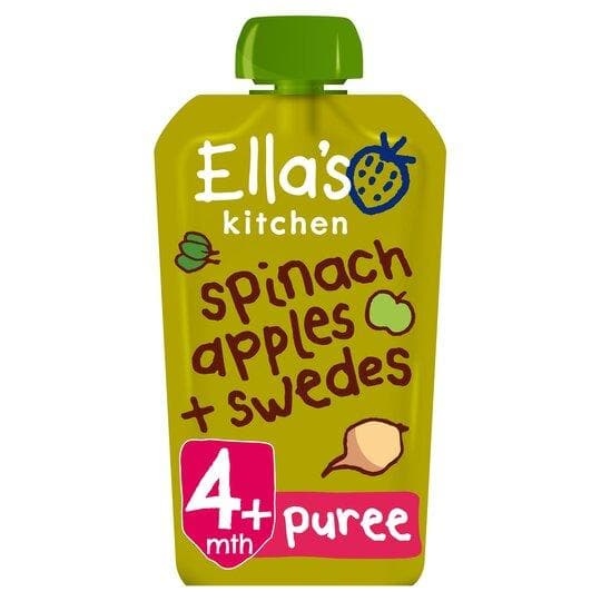 Ellas Kitchen Spinach Apple Plus Swede Stage 120gr Stockists.