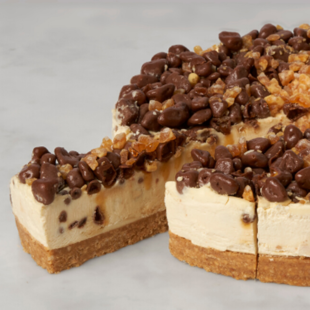 English Cheesecake Company Honeycomb Golden Nugget Cheesecake 2.00kg Stockists.