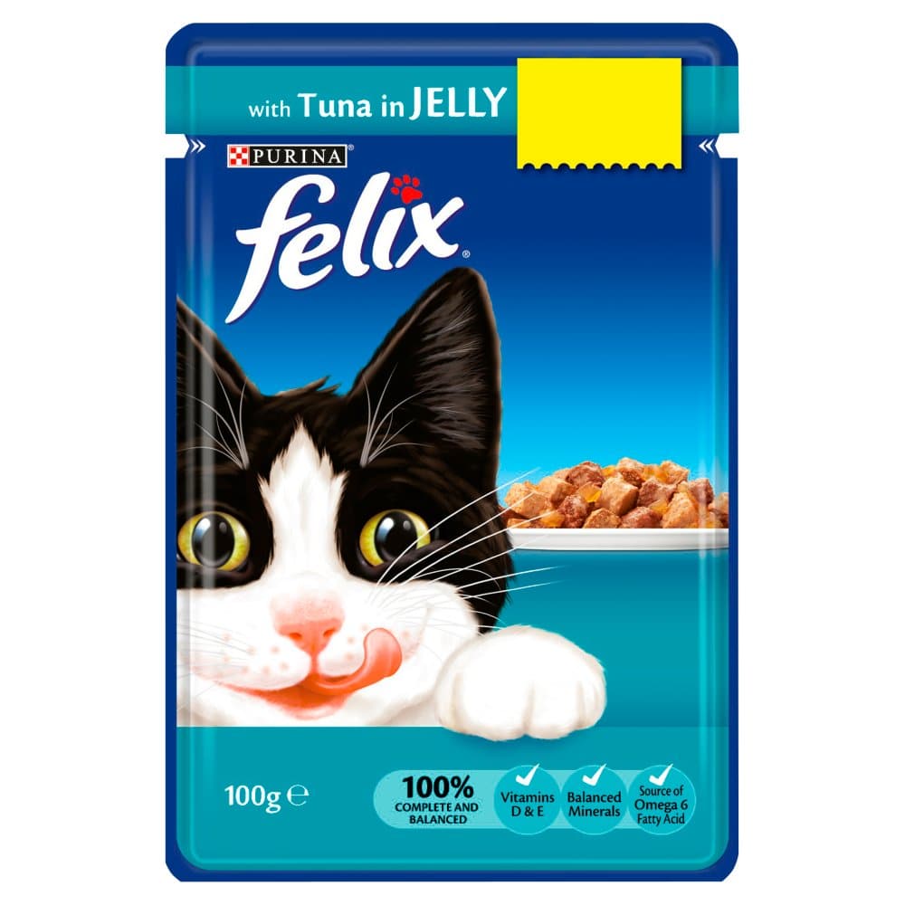 FELIX Tuna In Jelly Wet Cat Food 100g Stockists.