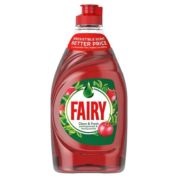 Fairy Clean Fresh Washing Up Liquid Pomegranate Honeysuckle 433 ml Stockists.