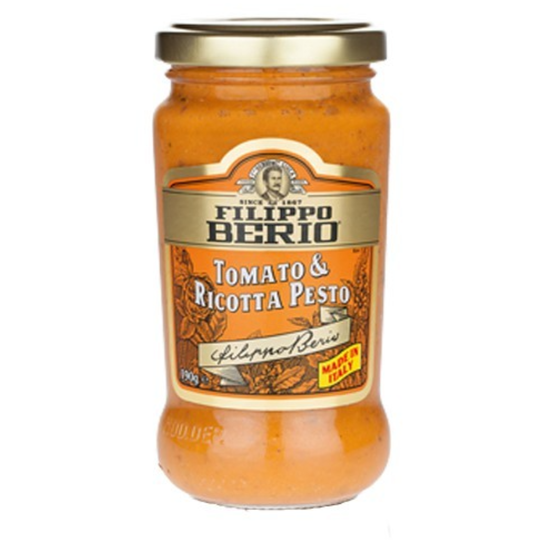 Filippo Berio Tomato Ricotta Pesto 190gr Stockists.