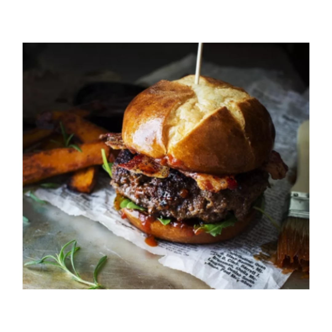 Frozen Marrow Dry Aged Steak Burgers 8 Pieces 1.2kg Stockists.