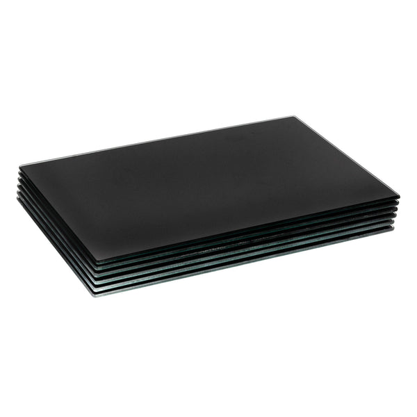 Glass Placemats 40 x 30cm Pack of 6 By Harbour Housewares Stockists.