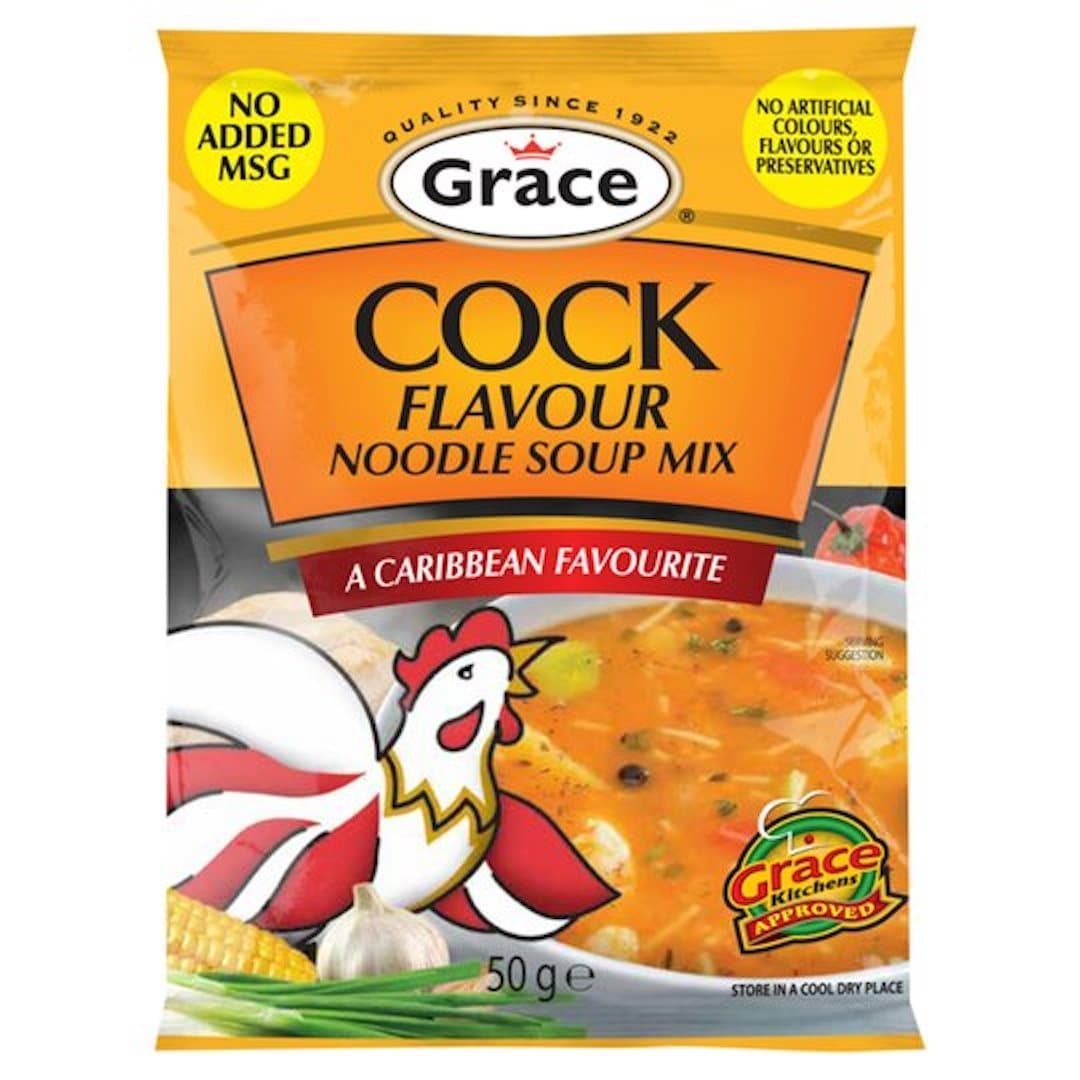 Grace Cock Flavour Soup Mix 50gr Stockists.