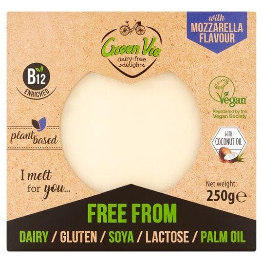 Green Vie Vegan Mozzarella Flavour Block 250gr Stockists.